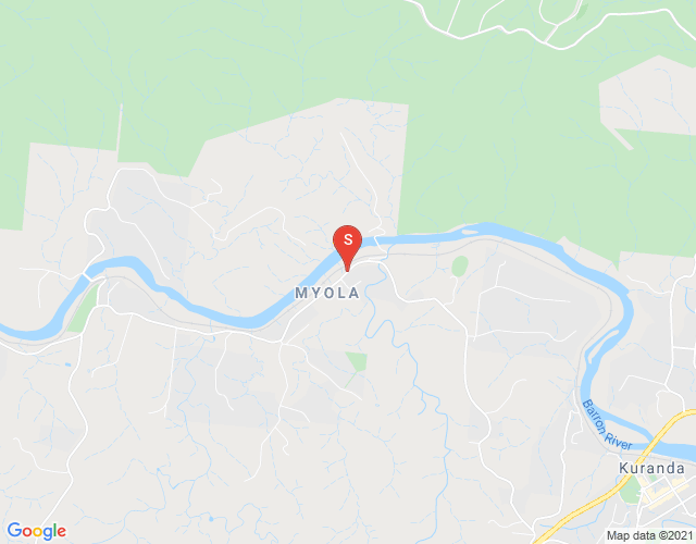 Map of 347 Myola Road, KURANDA, Far North Queensland, 4881, QLD
