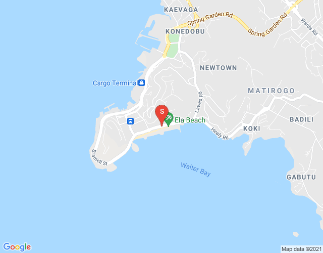 Map of Ela Beach road 2/1, Town, Port Moresby, NCD