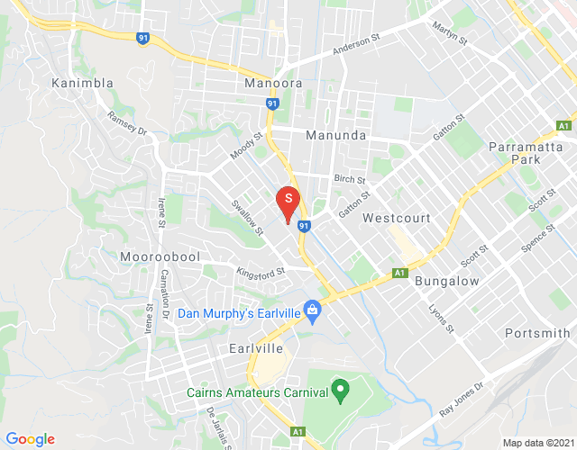 Map of 356 McCoombe St, MOOROOBOOL, Cairns & District, 4870, QLD