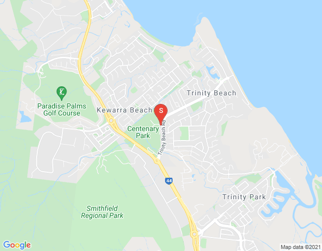 Map of Trinity Beach, Cairns & District, 4879, QLD