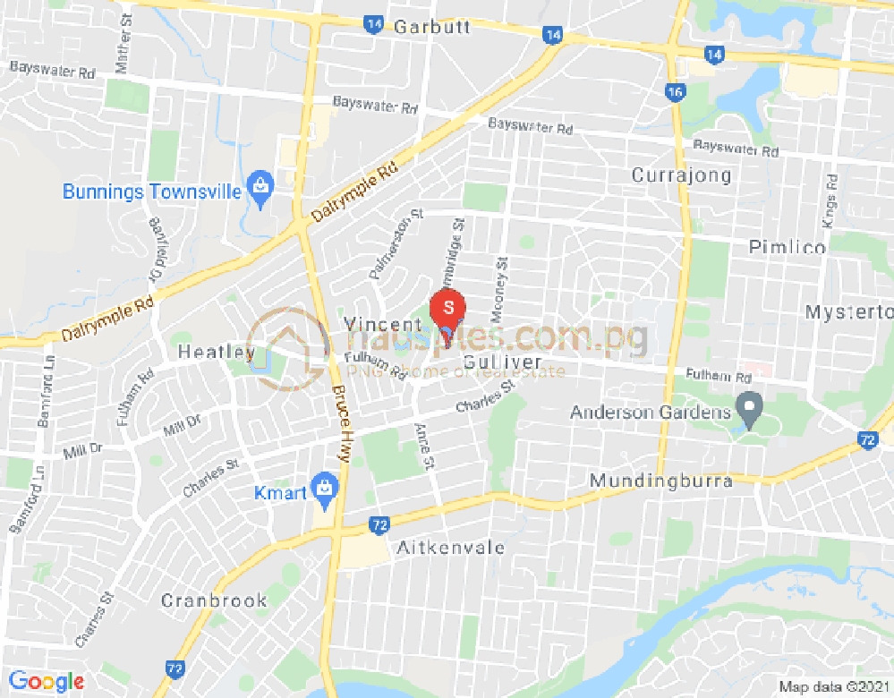 Map of 56 Leeds Street, GULLIVER, Townsville & District, 4812, QLD
