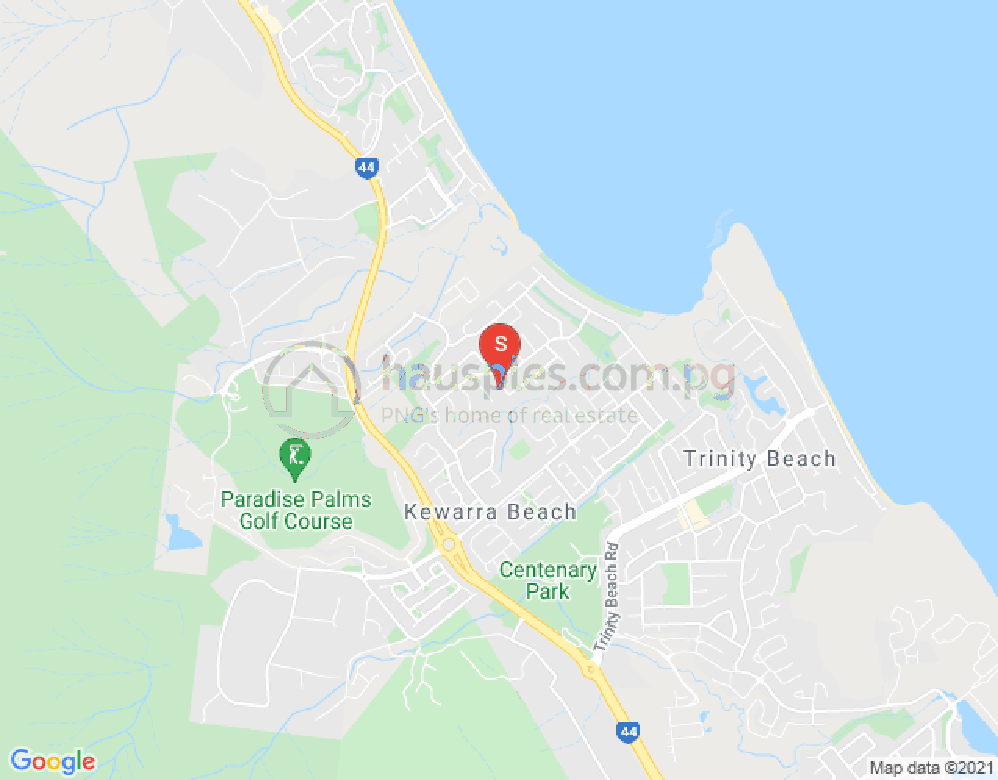 Map of Kewarra Beach, Cairns & District, 4879, QLD