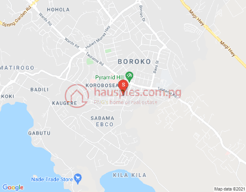 Map of Korobosea, Port Moresby, NCD