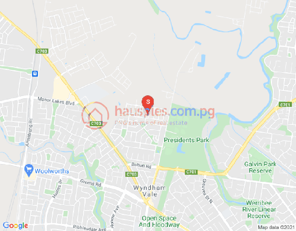 Map of Town, Port Moresby, NCD
