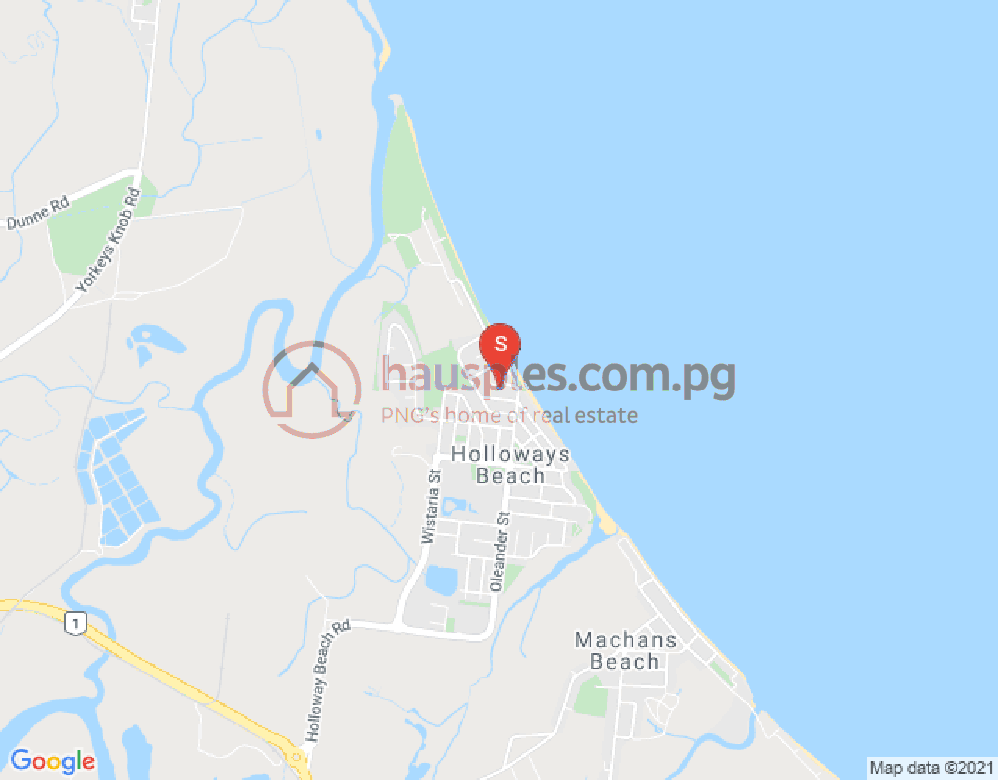 Map of 1/129 Oleander Street, HOLLOWAYS BEACH, Cairns & District, 4878, QLD