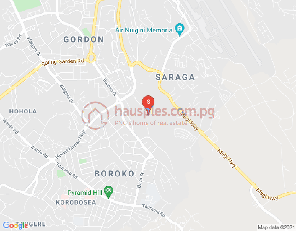 Map of Boroko, Port Moresby, NCD