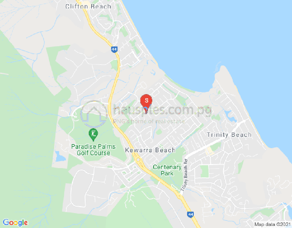 Map of Kewarra Beach, Cairns & District, 4879, QLD