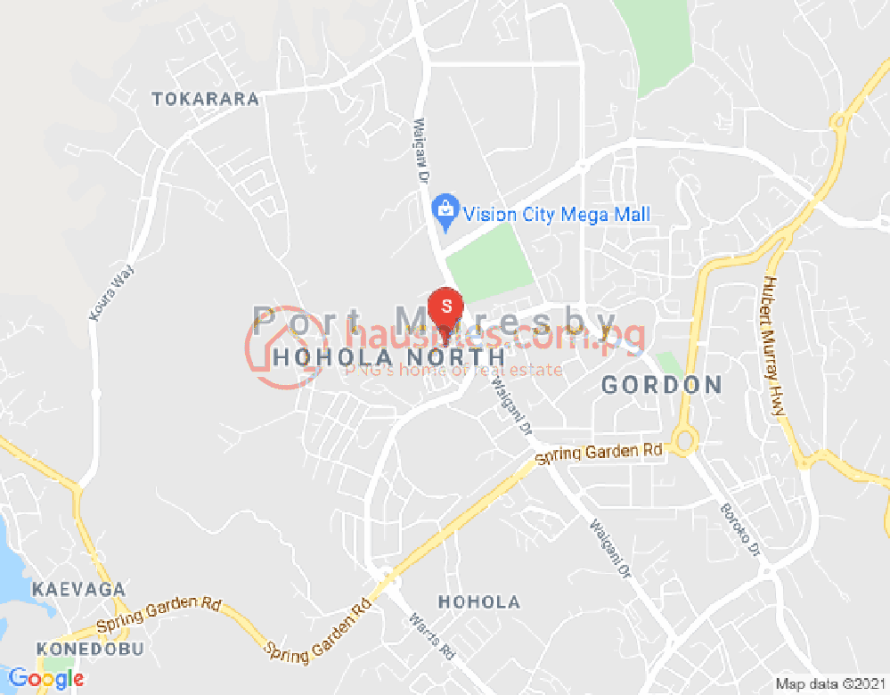 Map of Waigani, Port Moresby, NCD