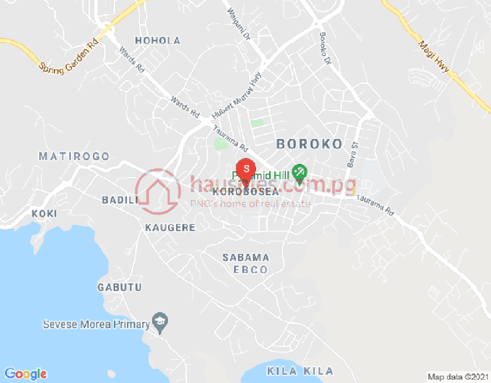 Map of Korobosea, Port Moresby, NCD