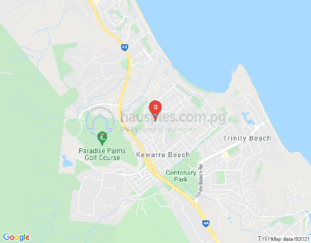 Map of Kewarra Beach, Cairns & District, 4879, QLD