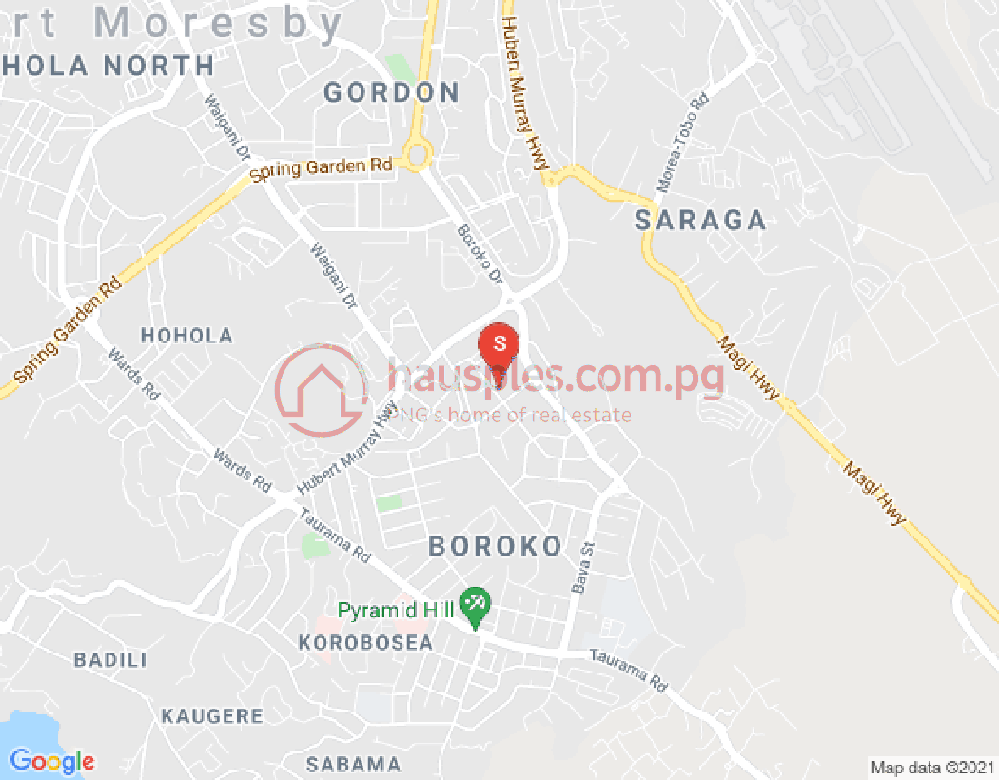 Map of Boroko, Port Moresby, NCD