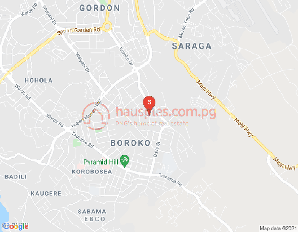 Map of Boroko East, Port Moresby, NCD