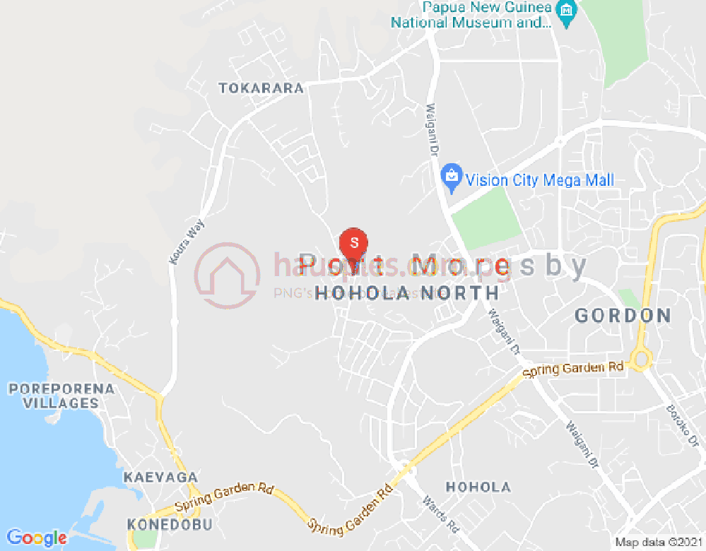 Map of 8 mile, Port Moresby, NCD