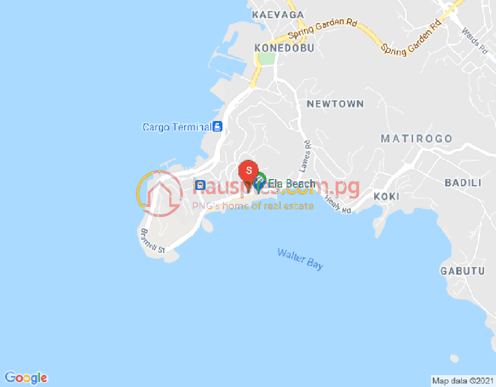 Map of Ela Beach road 14/1, Town, Port Moresby, NCD