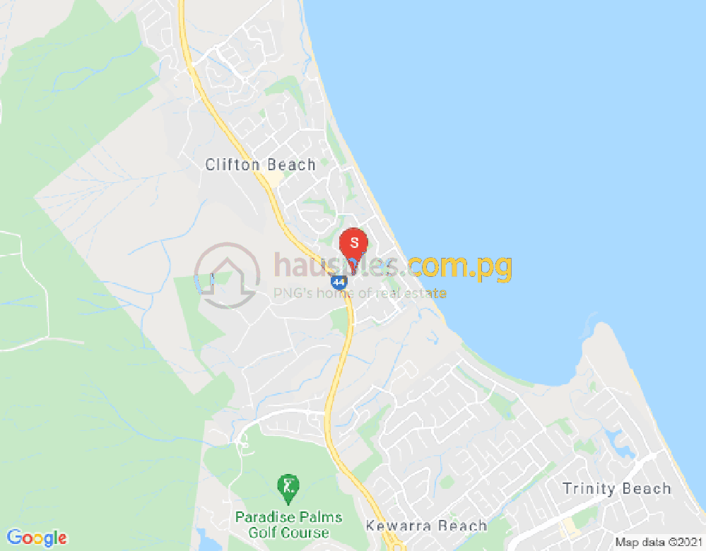 Map of Clifton Beach, Cairns & District, 4879, QLD
