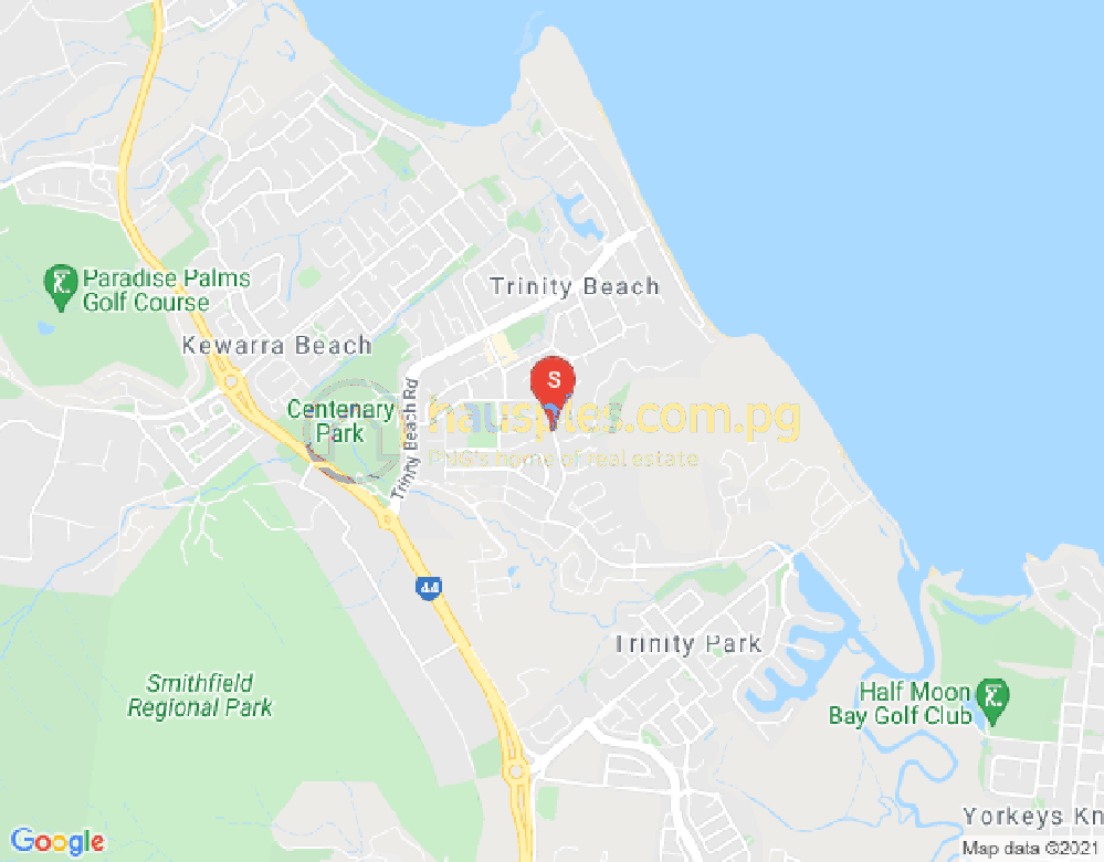 Map of Trinity Beach, Cairns & District, 4879, QLD