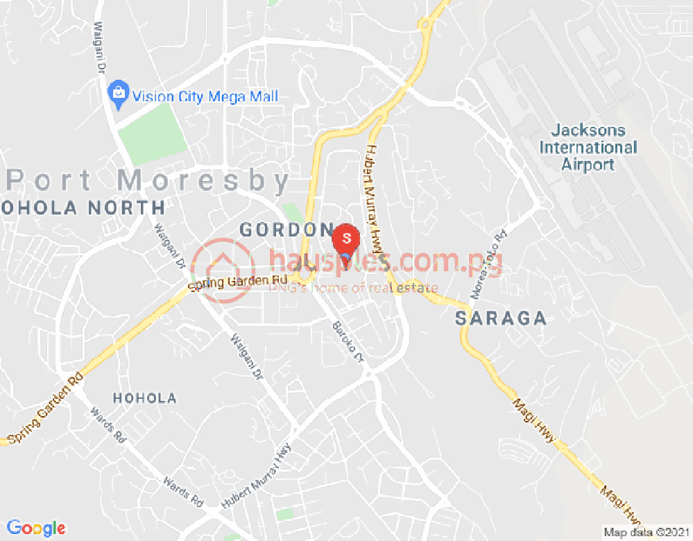Map of Gordons, Port Moresby, NCD