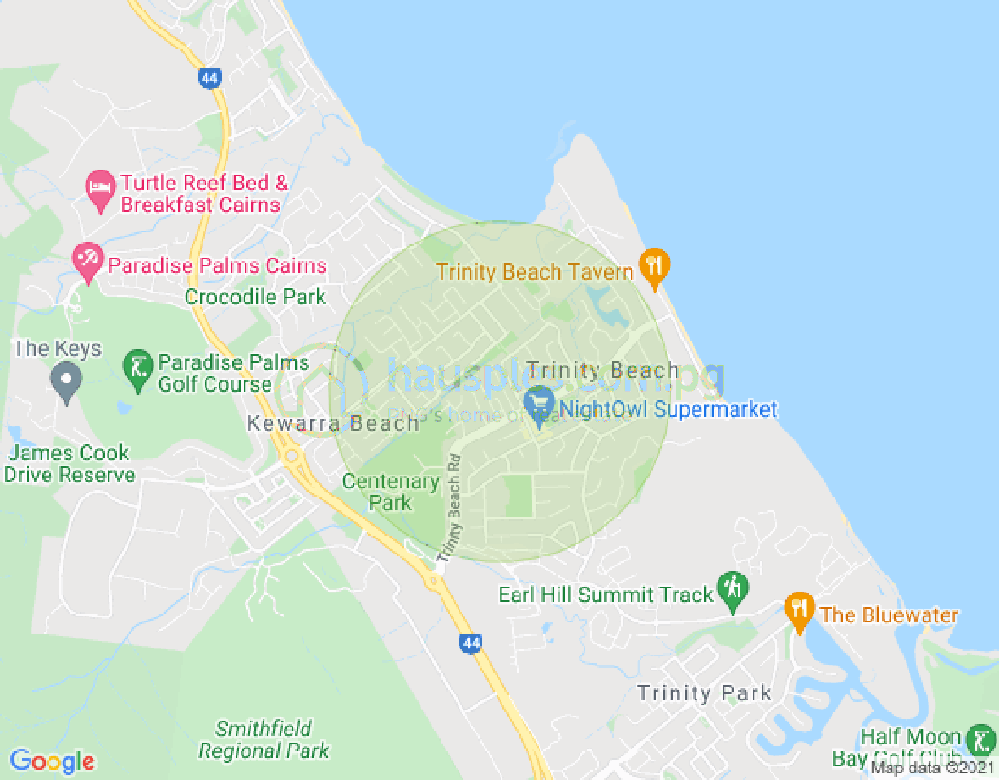 Map of 74/114-118 Trinity Beach Road, TRINITY BEACH, Cairns & District, 4879, QLD