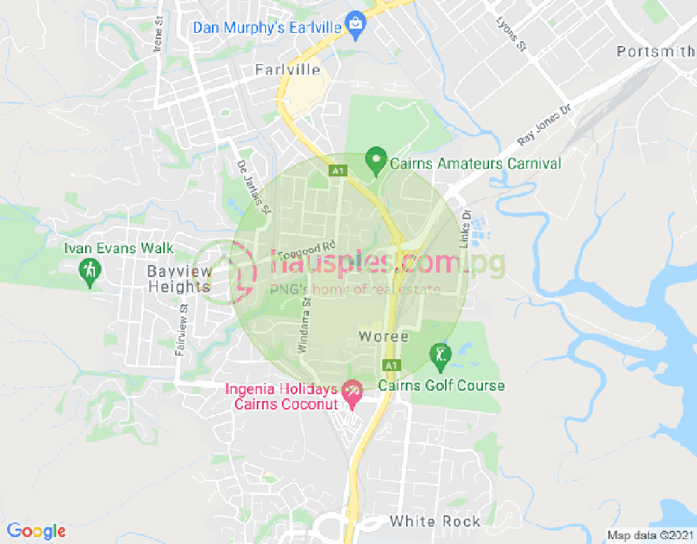 Map of 333/2-8 Rigg Street, WOREE, Cairns & District, 4868, QLD