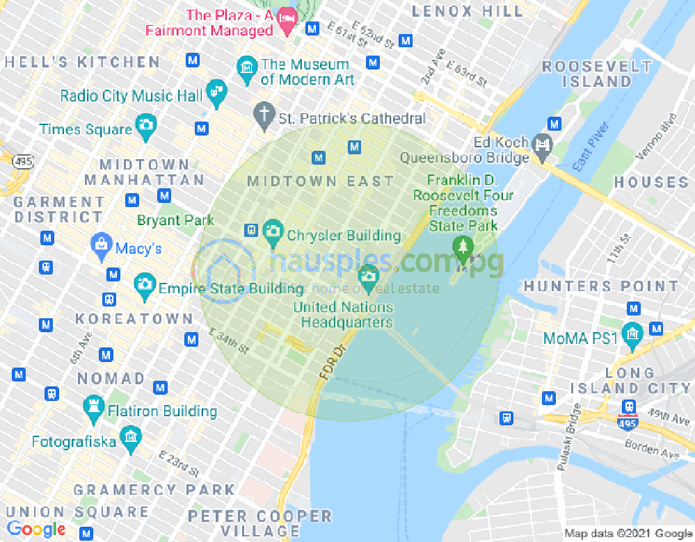 Map of Crowne Plaza Residences