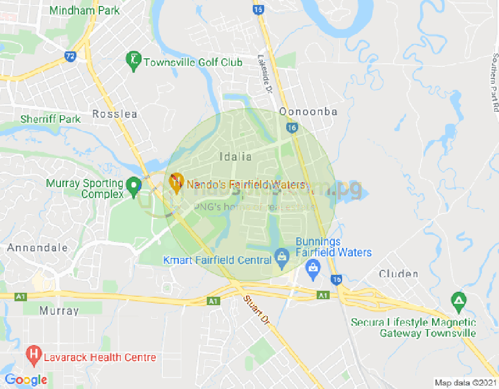 Map of 16 Springbrook Parade, IDALIA, Townsville & District, 4811, QLD