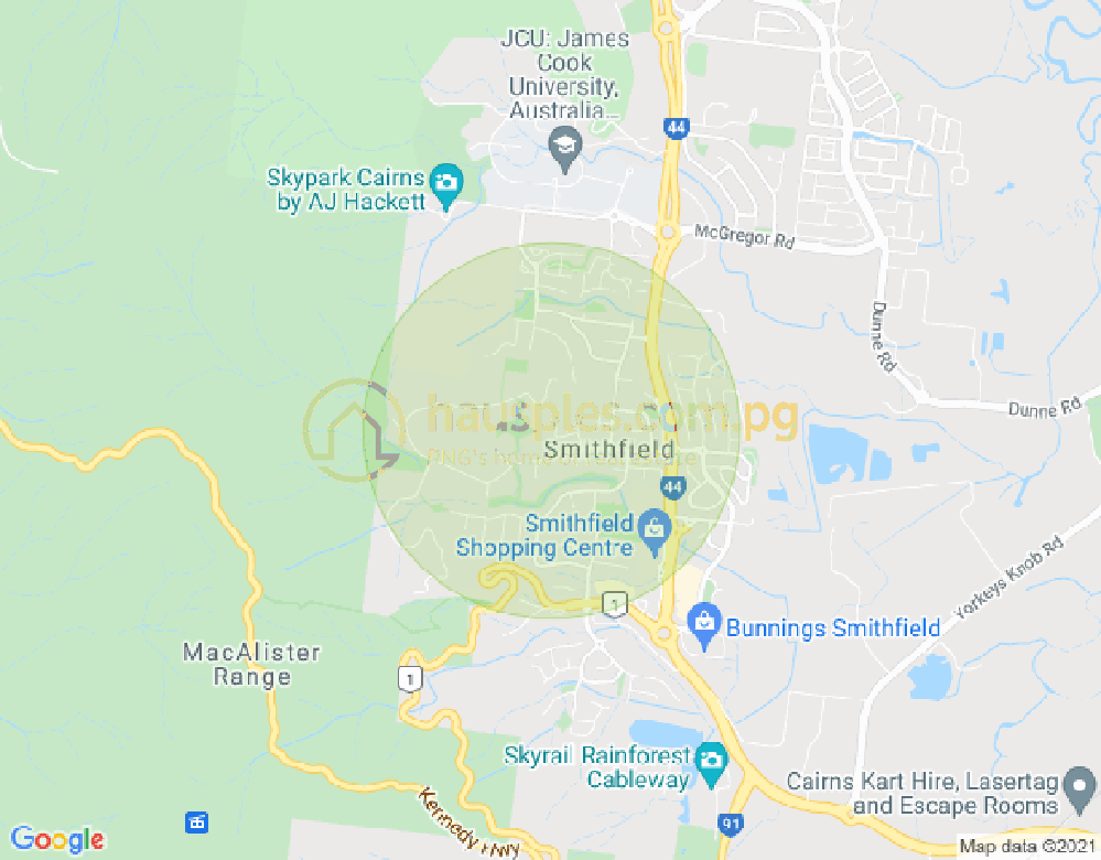 Map of 17 Darkin Close, SMITHFIELD, Cairns & District, 4878, QLD