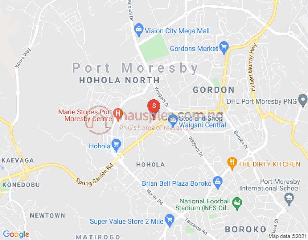 Map of Boroko, Port Moresby, NCD