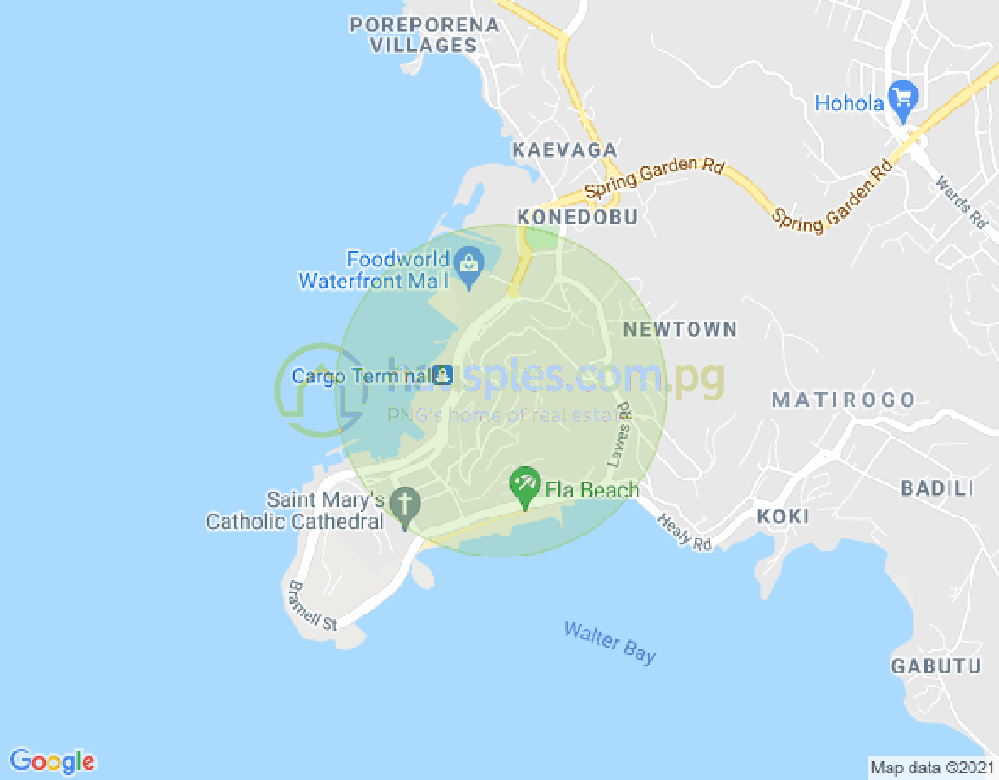 Map of Section: 53 Lot: 12, Airvos Avenue, Town, Port Moresby, NCD