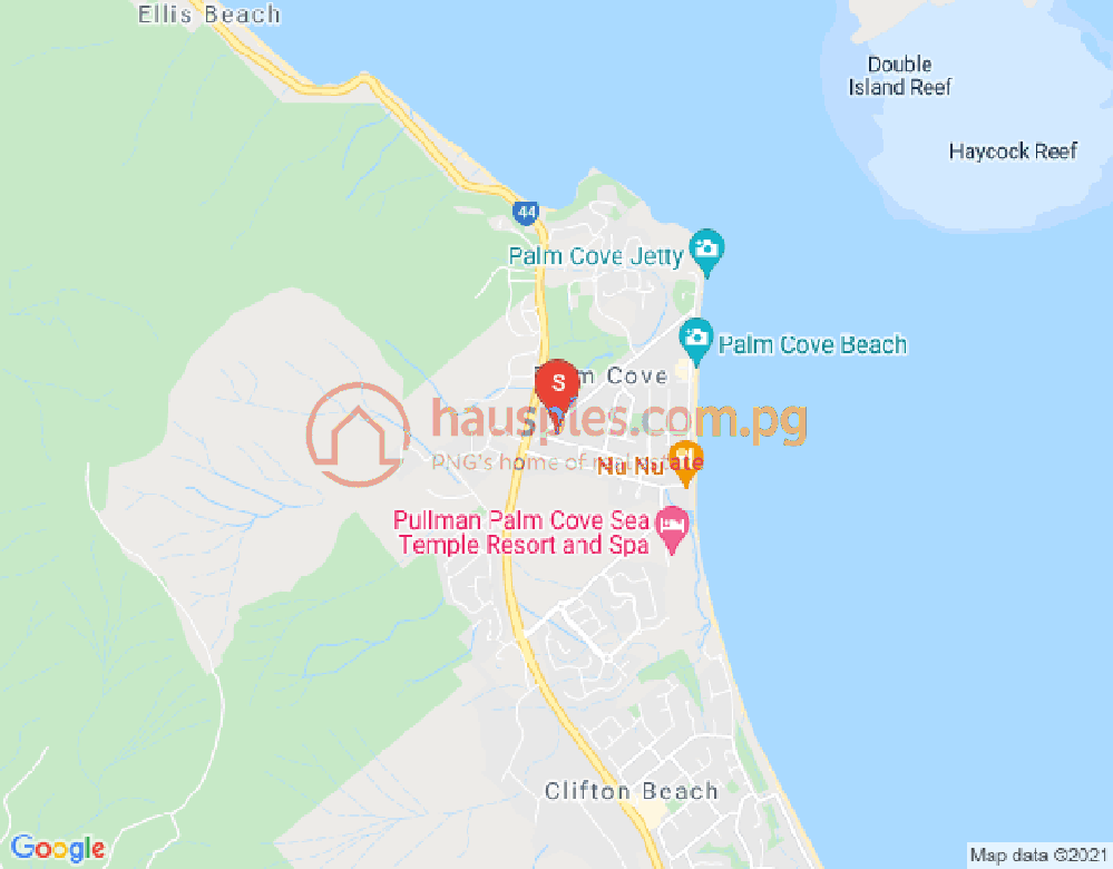 Map of 66 Terebra Street, PALM COVE, Cairns & District, 4879, QLD