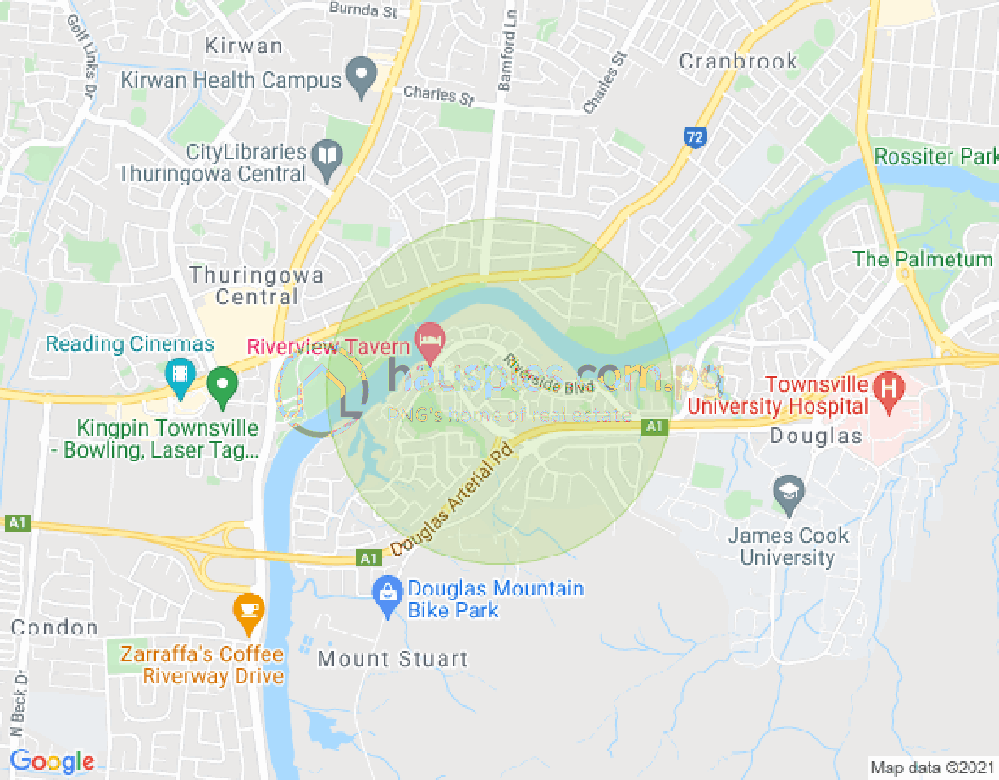 Map of 7 Salwood Court, DOUGLAS, Townsville & District, 4814, QLD