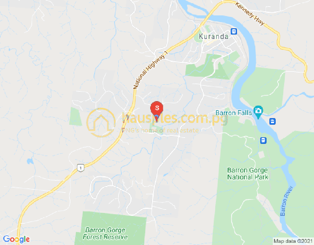 Map of 9 Outlook Crescent, KURANDA, Far North Queensland, 4881, QLD