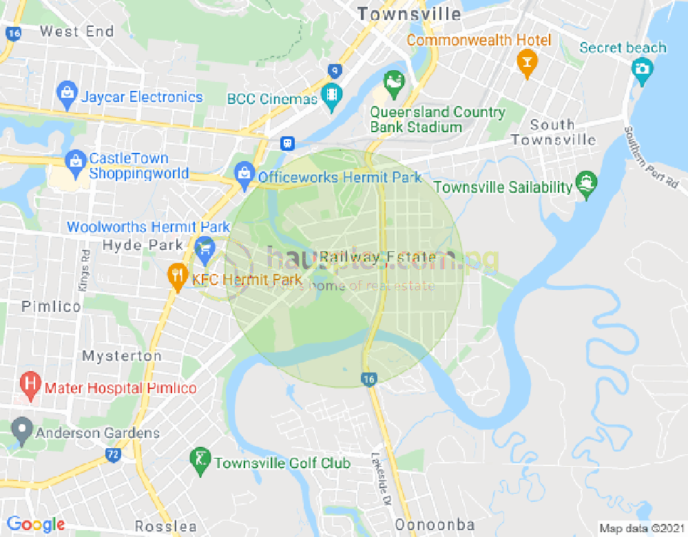 Map of 24 Queens Road, RAILWAY ESTATE, Townsville & District, 4810, QLD