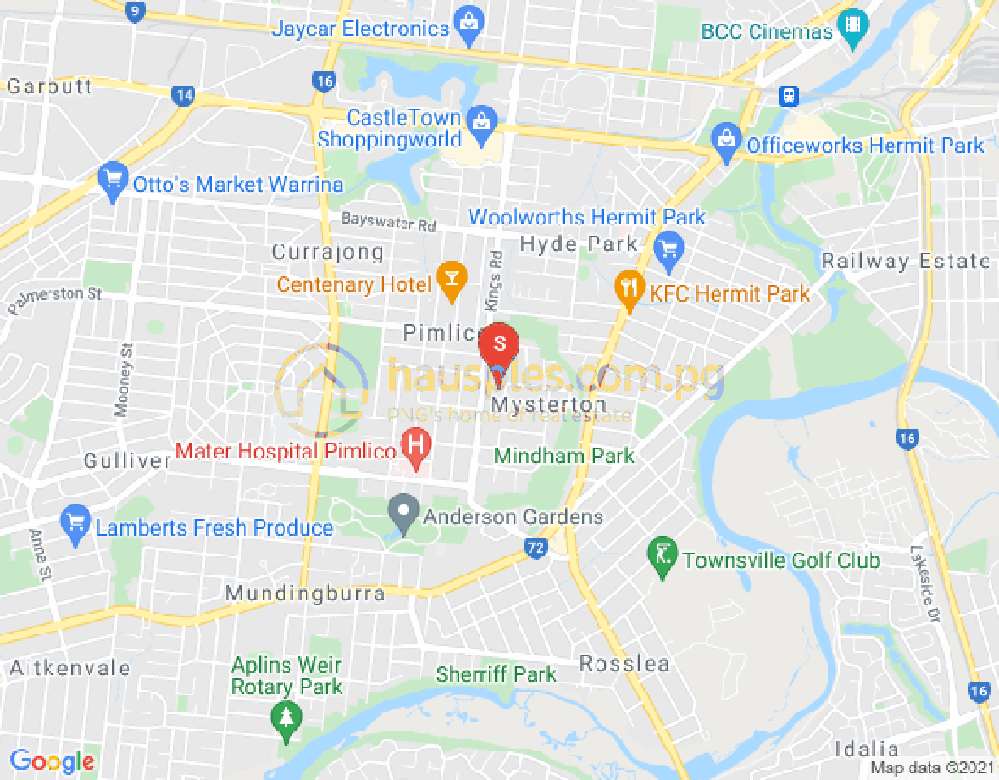 Map of 6 Mindham Street, MYSTERTON, Townsville & District, 4812, QLD