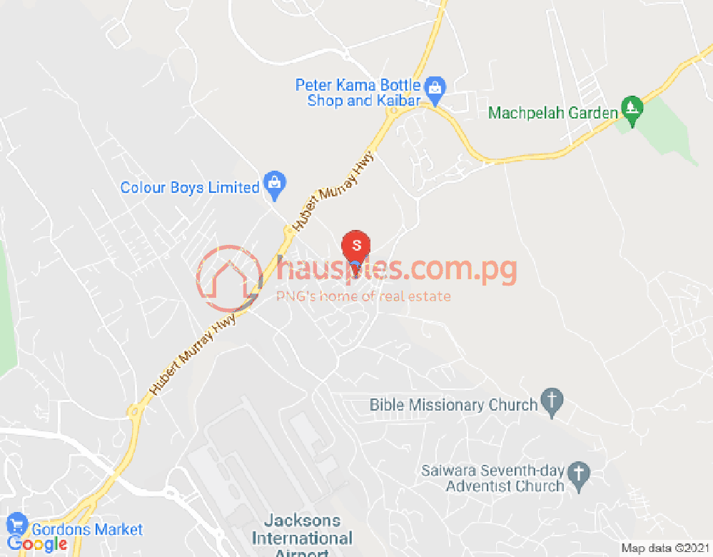 Map of 8 mile, Port Moresby, NCD