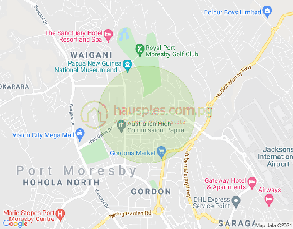 Map of Gordons, Port Moresby, NCD