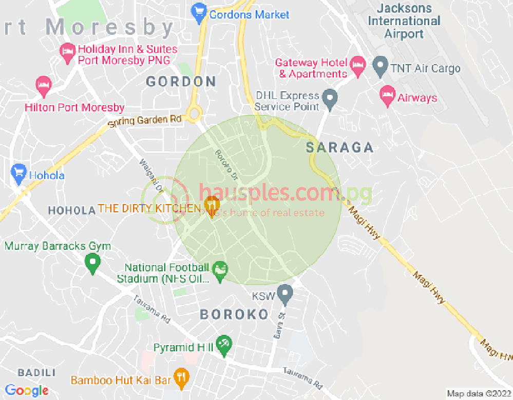 Map of 12 Angau Drive, Boroko, Port Moresby, NCD