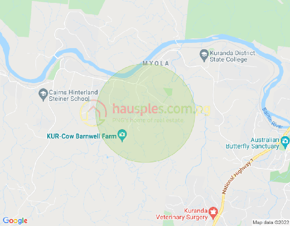 Map of Lot 342 Leilas Way, KURANDA, Far North Queensland, 4881, QLD