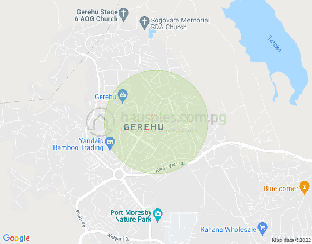 Map of 2 Dogodo Cres, Gerehu, Port Moresby, NCD