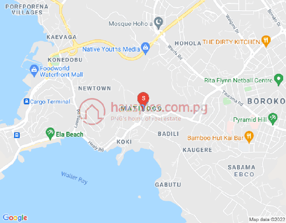 Map of Badili, Port Moresby, NCD