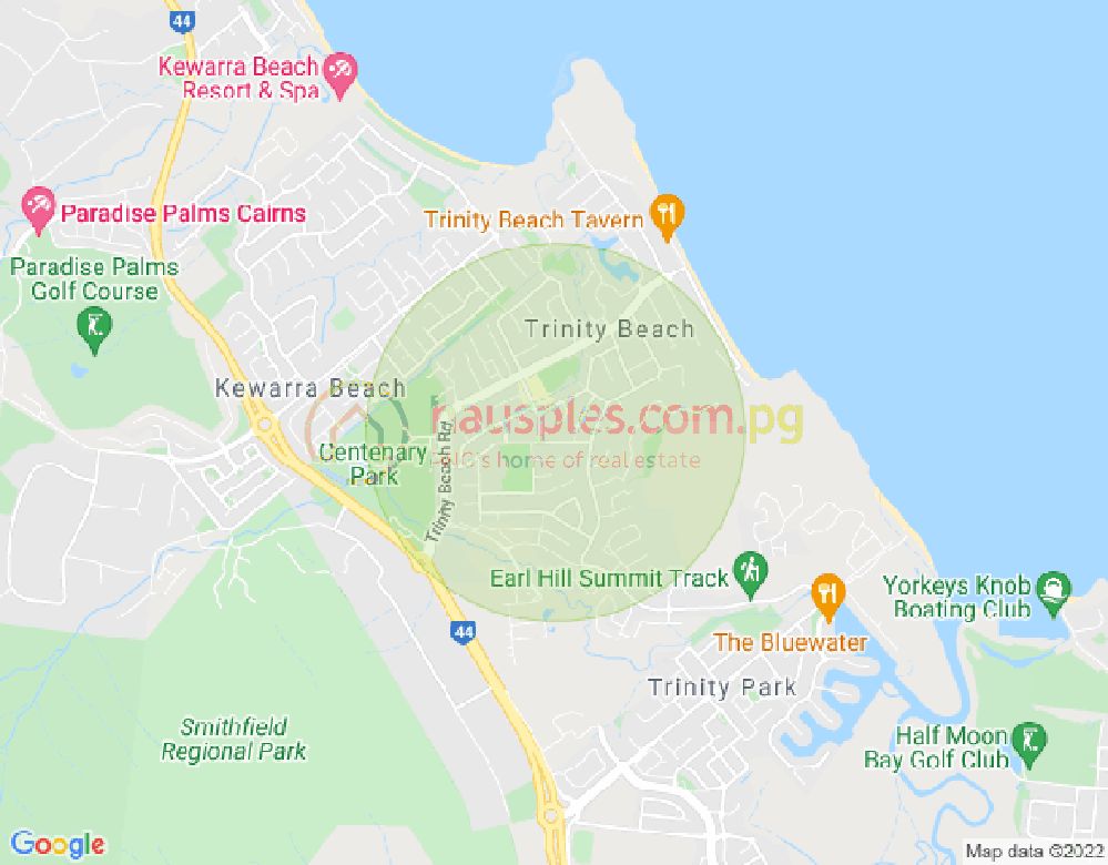 Map of 17 Hagen Close, TRINITY BEACH, Cairns & District, 4879, QLD