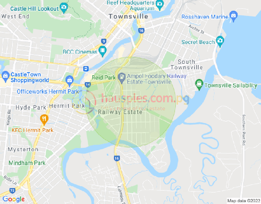 Map of 42 Tenth Avenue, RAILWAY ESTATE, Townsville & District, 4810, QLD