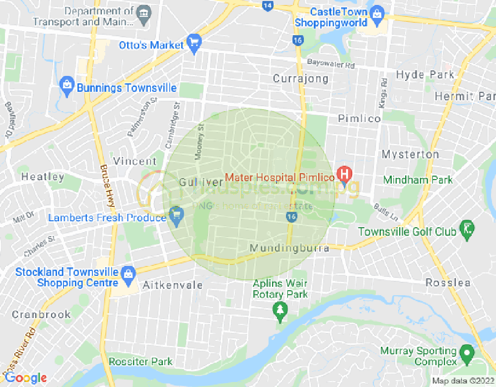 Map of 10 Deschamp Street, AITKENVALE, Townsville & District, 4814, QLD