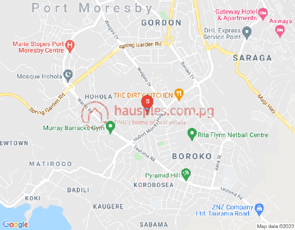 Map of Korobosea, Port Moresby, NCD