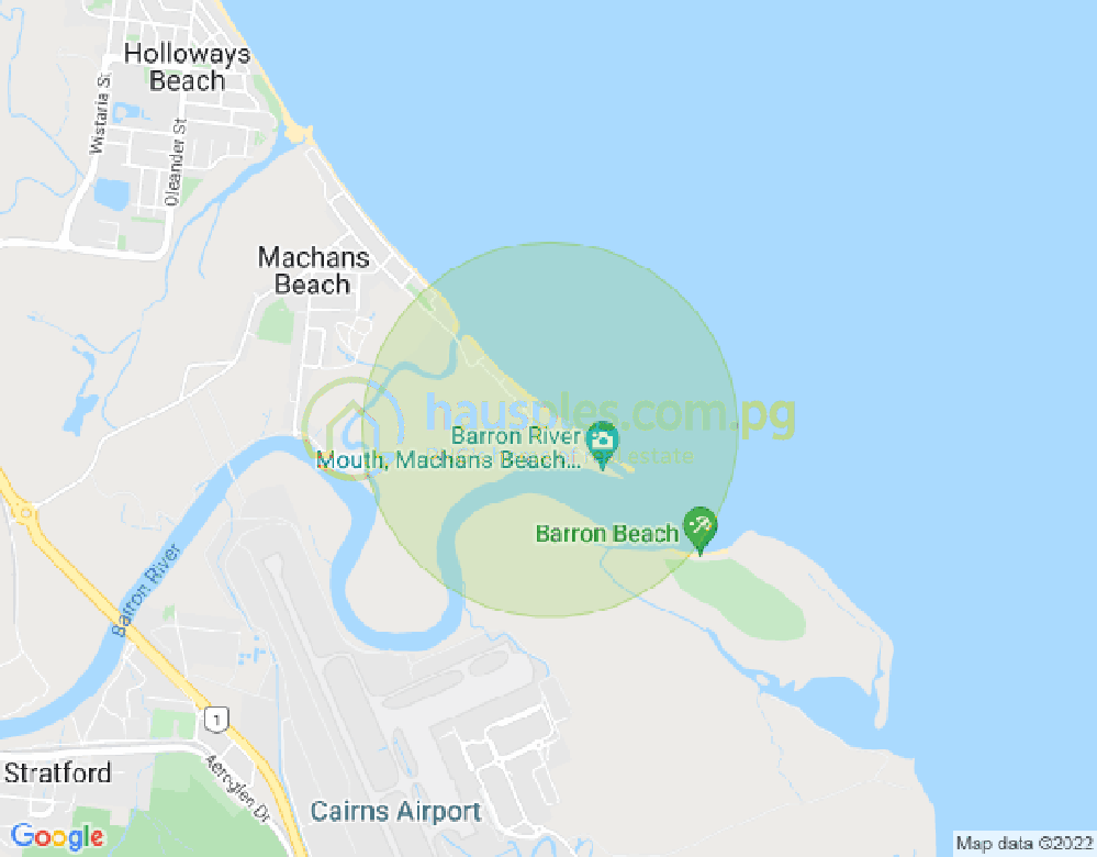 Map of 30 Cinderella Street, MACHANS BEACH, Cairns & District, 4878, QLD