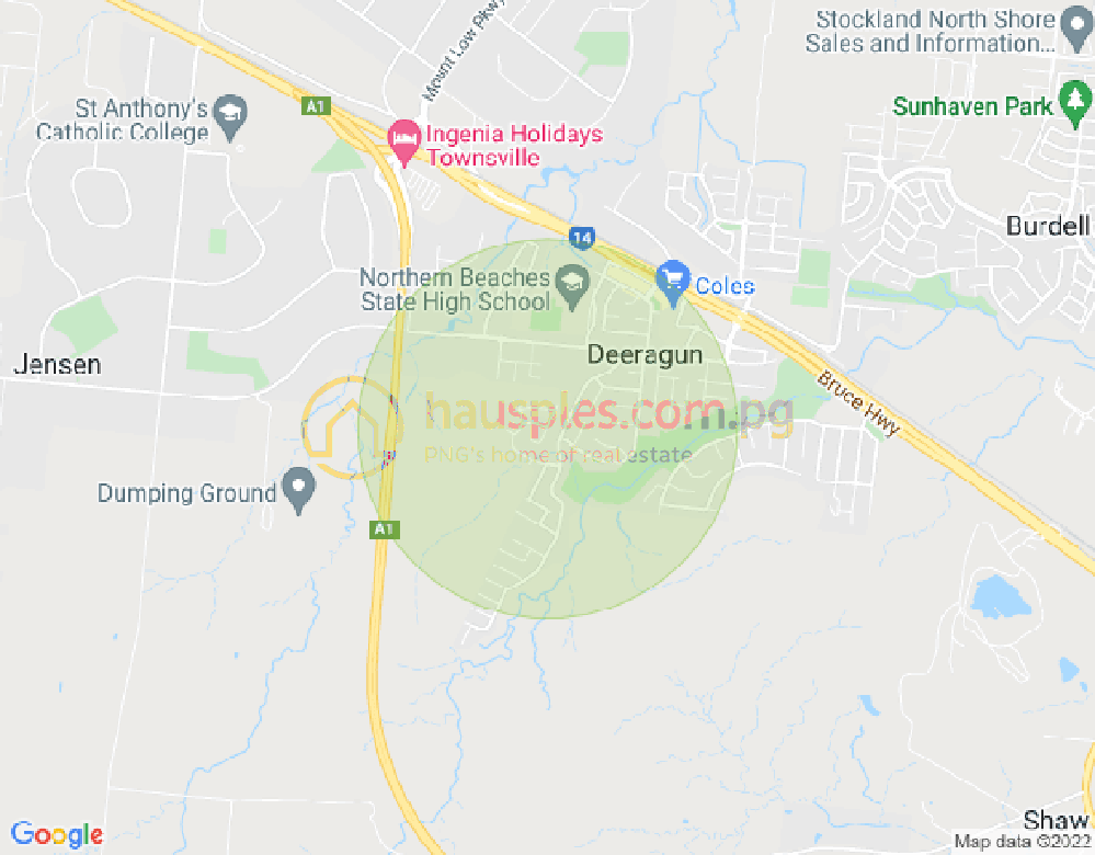 Map of 4 Barwick Mews, DEERAGUN, Townsville & District, 4818, QLD