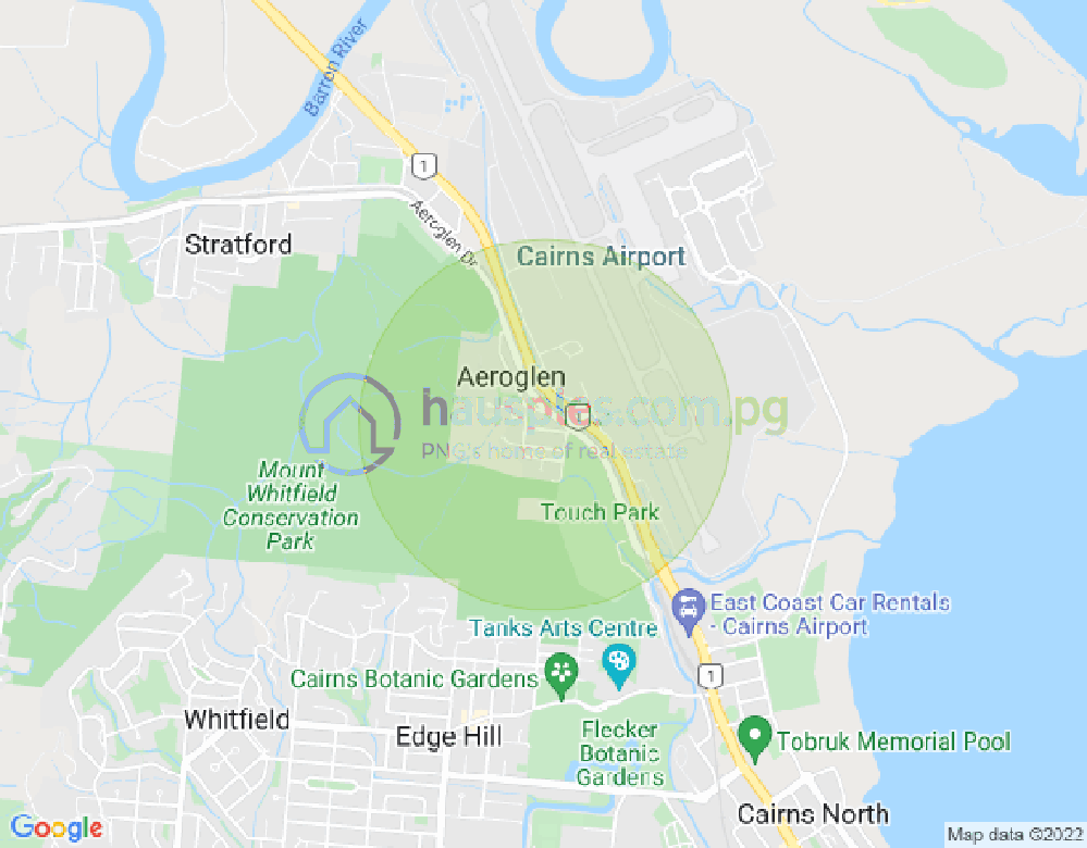 Map of 12 Diehm Street, AEROGLEN, Cairns & District, 4870, QLD