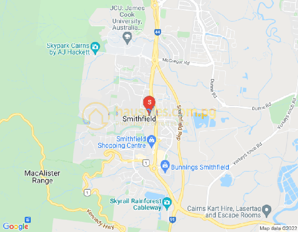 Map of Smithfield, Cairns & District, 4878, QLD