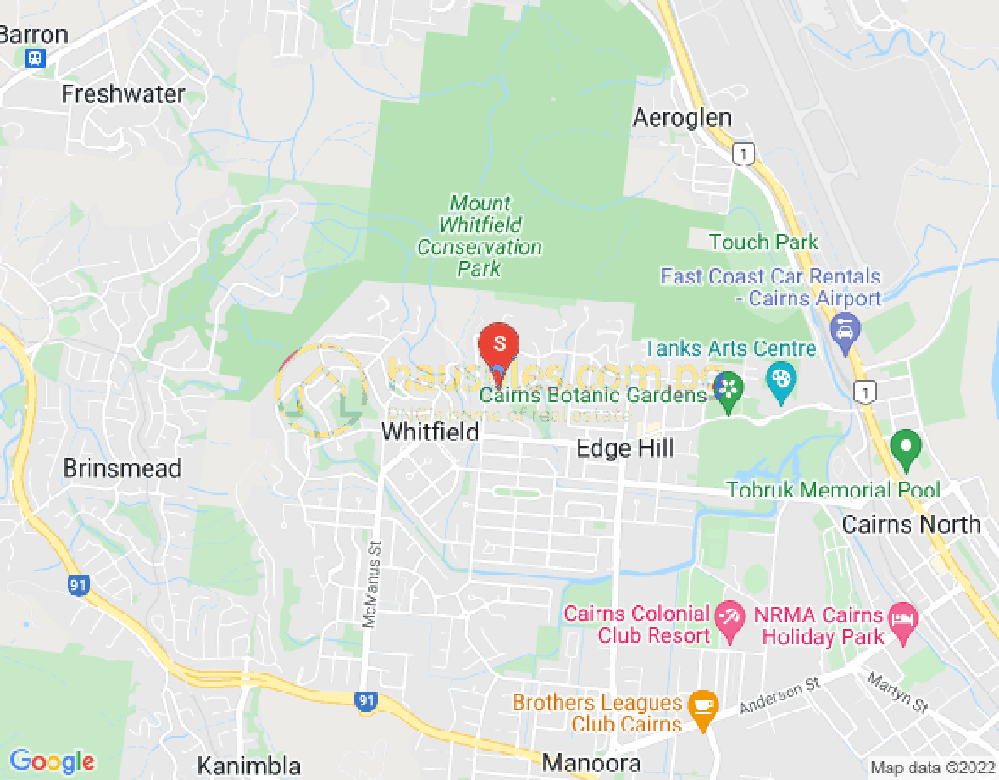 Map of Edge Hill, Cairns & District, 4870, QLD