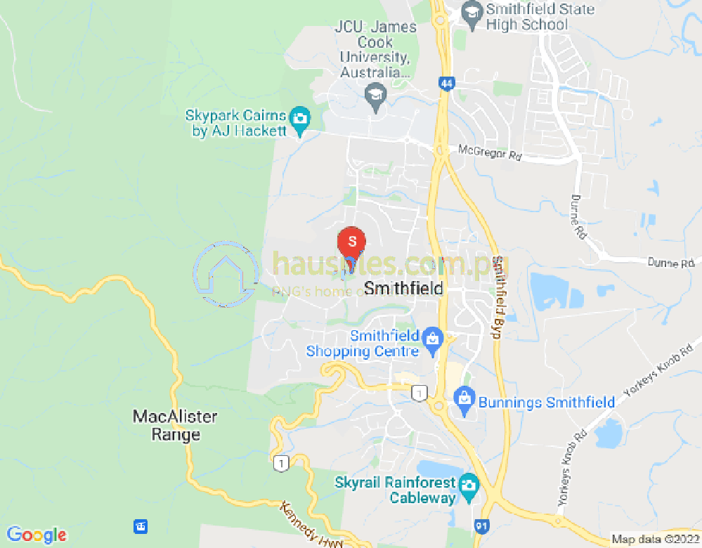 Map of Smithfield, Cairns & District, 4878, QLD