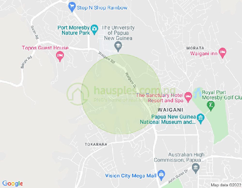 100/Heliconia Ridge Estate Gobuta Street, 托卡拉拉, 莫尔兹比港, 国家首都区地图